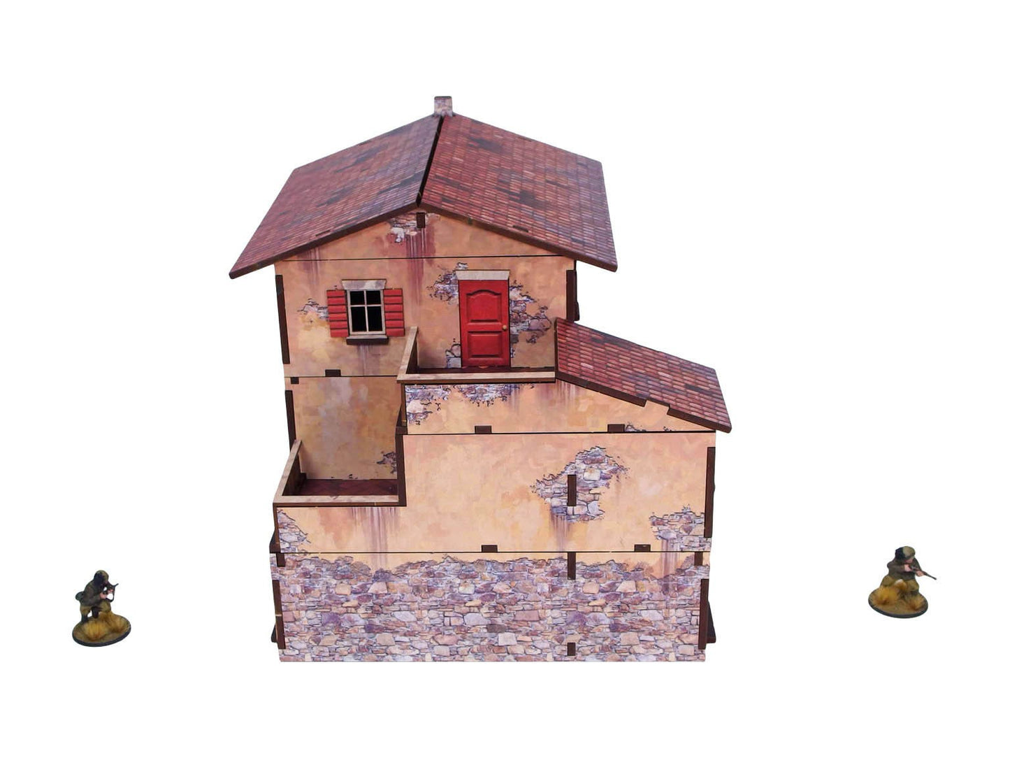 Bolt Action: Italian - WW2 Italy Large House (1) PREPAINTED [28mm/1:56]