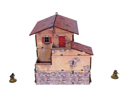 Bolt Action: Italian - WW2 Italy Large House (1) PREPAINTED [28mm/1:56]
