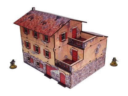 Bolt Action: Italian - WW2 Italy Large House (1) PREPAINTED [28mm/1:56]