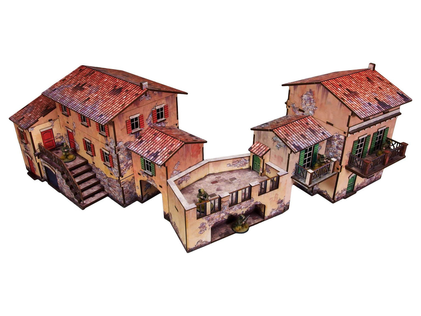 Bolt Action: Italian - WW2 Italian Street Bundle PREPAINTED [28mm/1:56]
