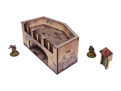 Bolt Action: Italian - WW2 Italy Terrace (1) PREPAINTED [28mm/1:56]