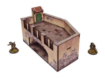 Bolt Action: Italian - WW2 Italy Terrace (1) PREPAINTED [28mm/1:56]