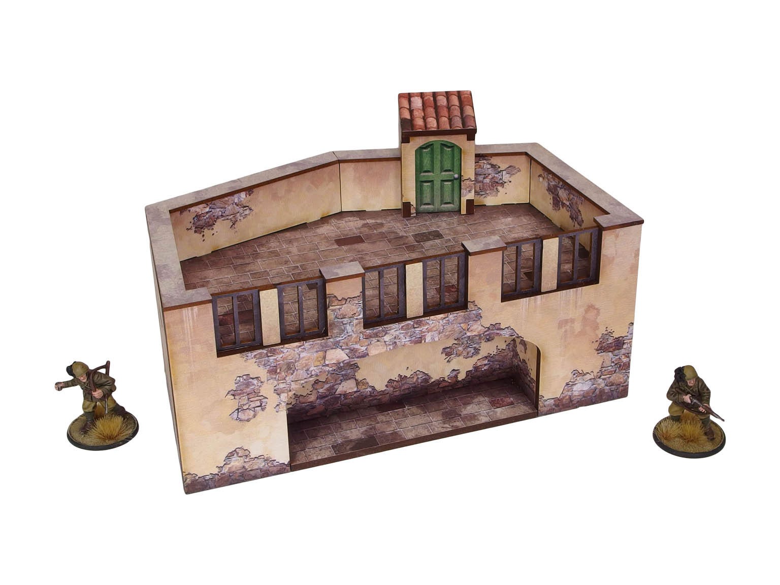 Bolt Action: Italian - WW2 Italy Terrace (1) PREPAINTED [28mm/1:56]