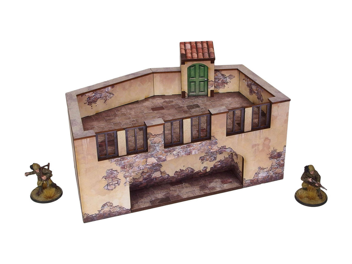 Bolt Action: Italian - WW2 Italy Terrace (1) PREPAINTED [28mm/1:56]